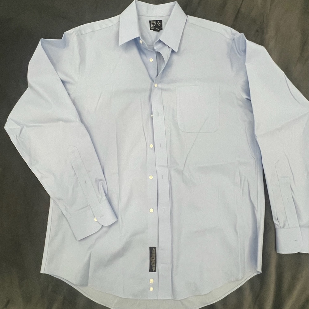 Jos. A Banks Men's Light Blue Dress Shirt